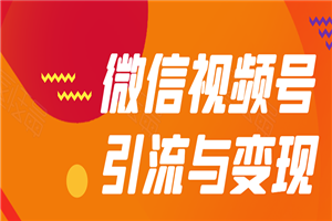 微信“视频号”引流与变现-全面玩法：多种盈利模式月入过万