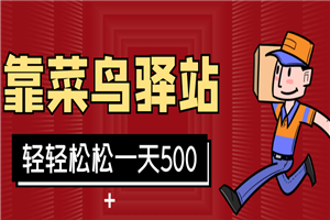 靠菜鸟驿站，轻轻松松一天500+利润